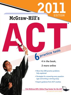 cover image of McGraw-Hill's ACT2011 Edition